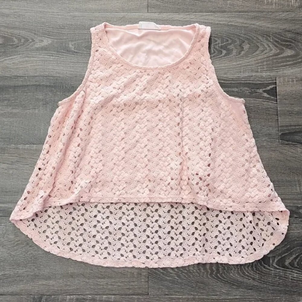 🌷 Peach Love California crochet knit Tank Top 🌷